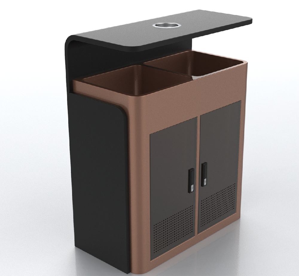 Outdoor Garbage Bin Stainless Steel Large Environmental Sanitation Classification Garbage Bin