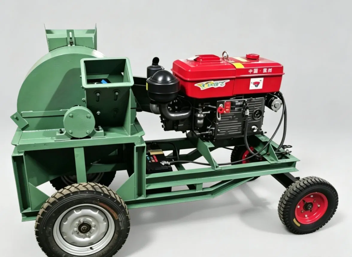 High Efficiency Wood Shredder Chipper Sawdust Machine for Forest Waste Management