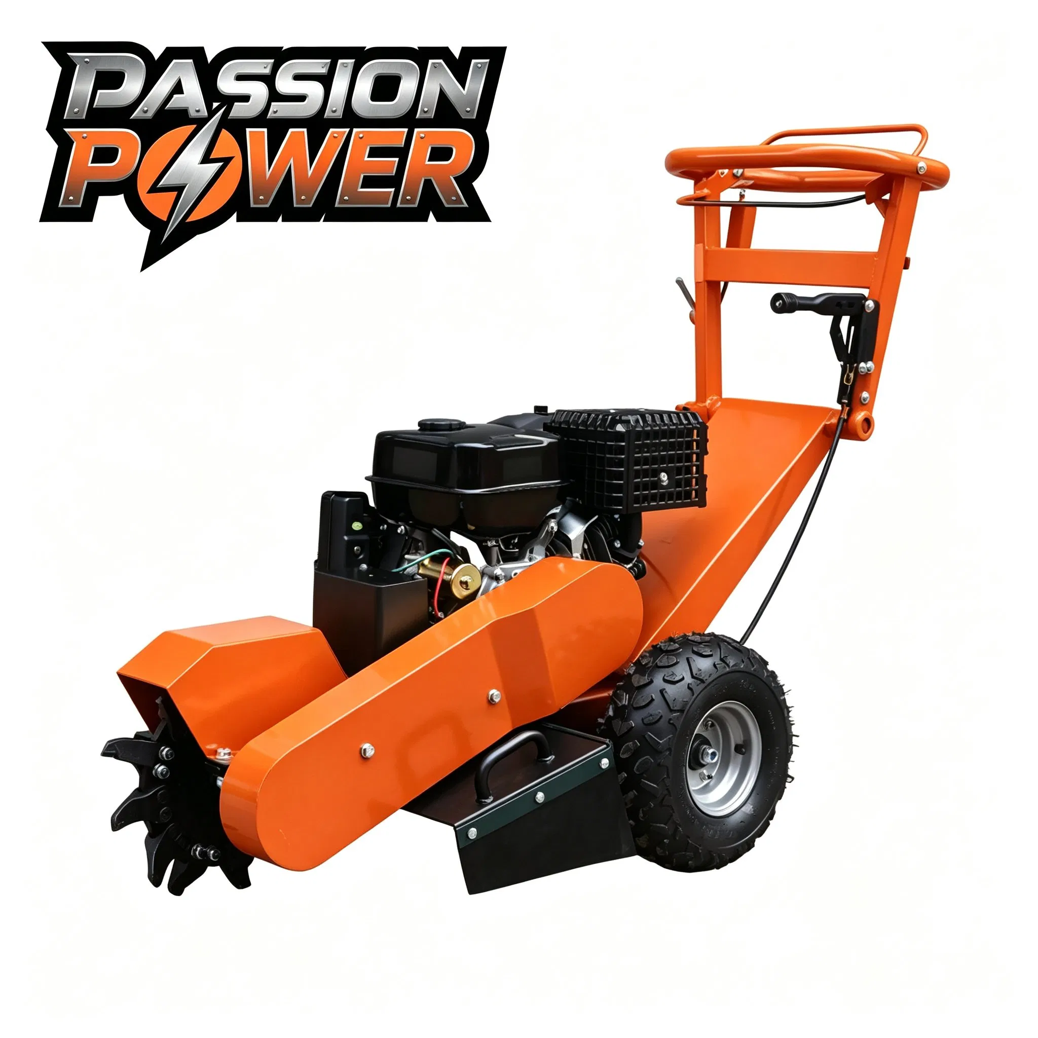 High Quality 15HP Gasoline Powered Forestry Machinery Professional Mini Wood Stump Grinder Tree Stump Grinder