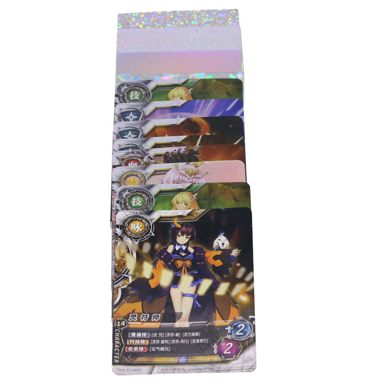 Custom Printing Little Quantity Trading Card Booster Packs Holographic Collectrible Playing Cards