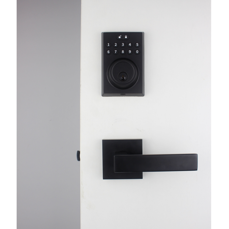 Wooden Door Smart Leverset Lock for 34-45mm Door Thickness