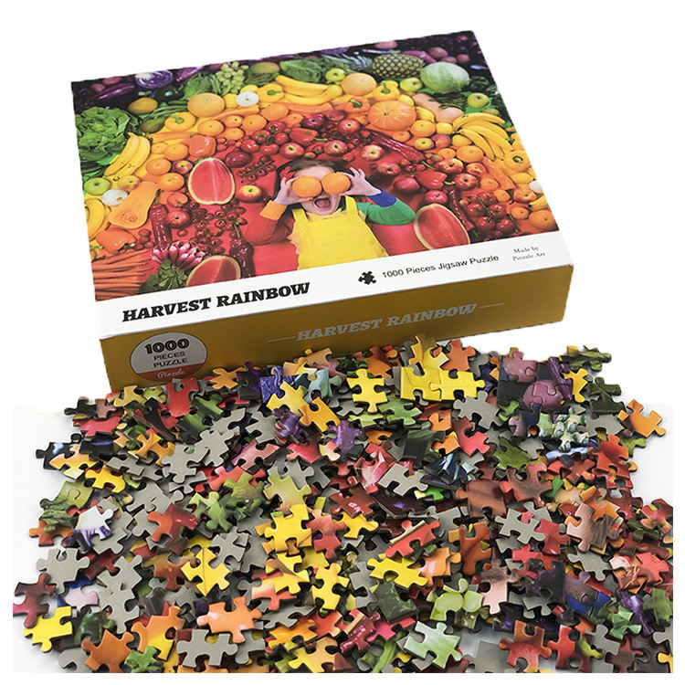 Wholesale Adults Custom Jigsaw Puzzle Game 500 1000 Pieces Custom Jigsaw Puzzle