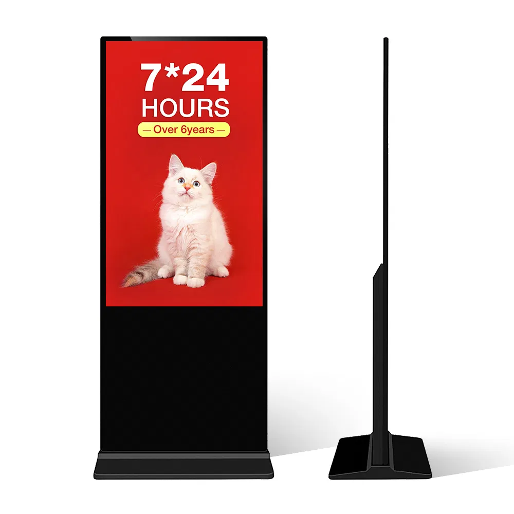 Versatile 55-Inch Touchscreen Digital Signage for Effective Advertising