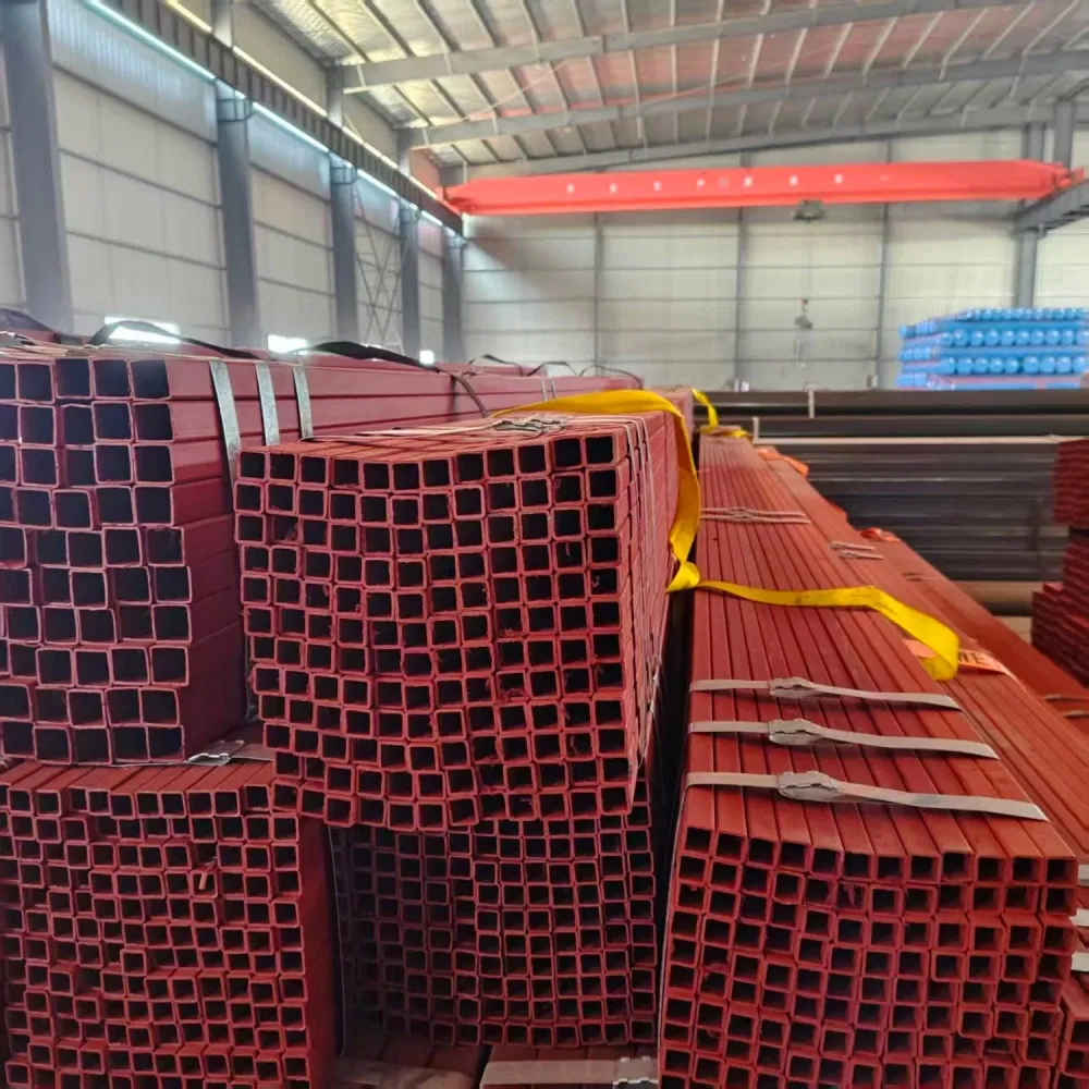 Smooth Finish Black Square Tube for Metal Framework Making