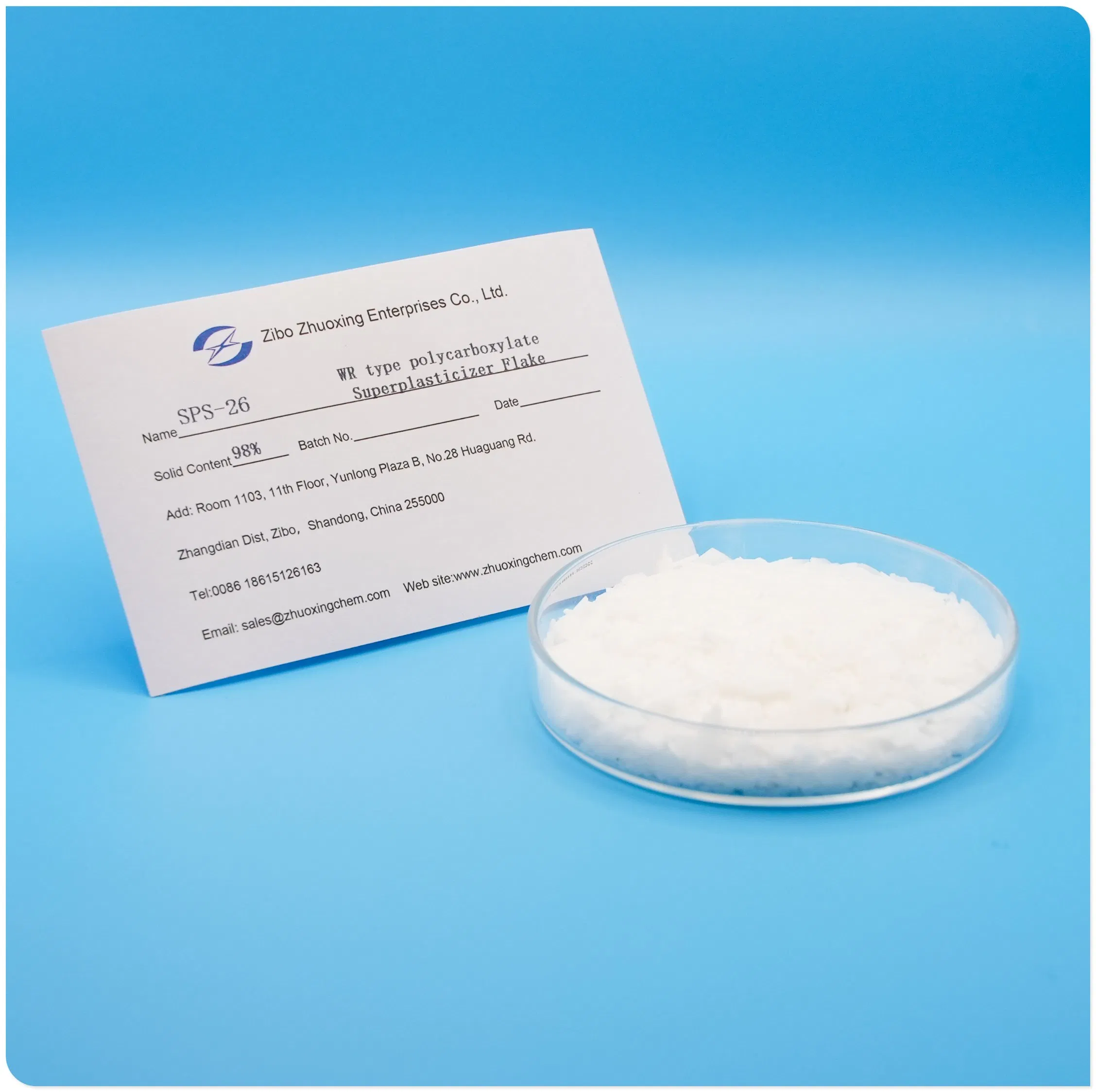 Polycarboxylate Superplasticizer Flake Sps-26 off White Color 97 Percent Solid Content