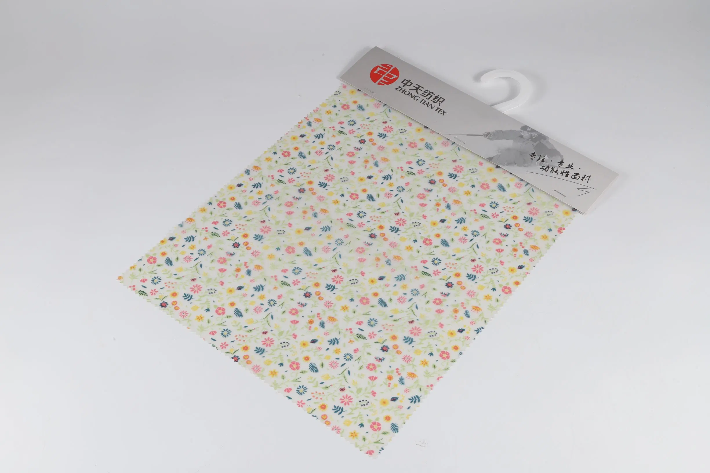100%TPU Fabric TPU Printed Lamination with Print, W/R for Fashion Raincoat