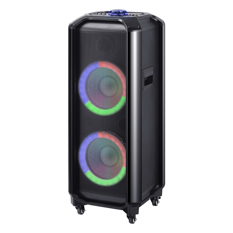 Zzb HS-Td1010 High Quality Audio Speaker with LED Light and Wooden Case Private Label Acceptable