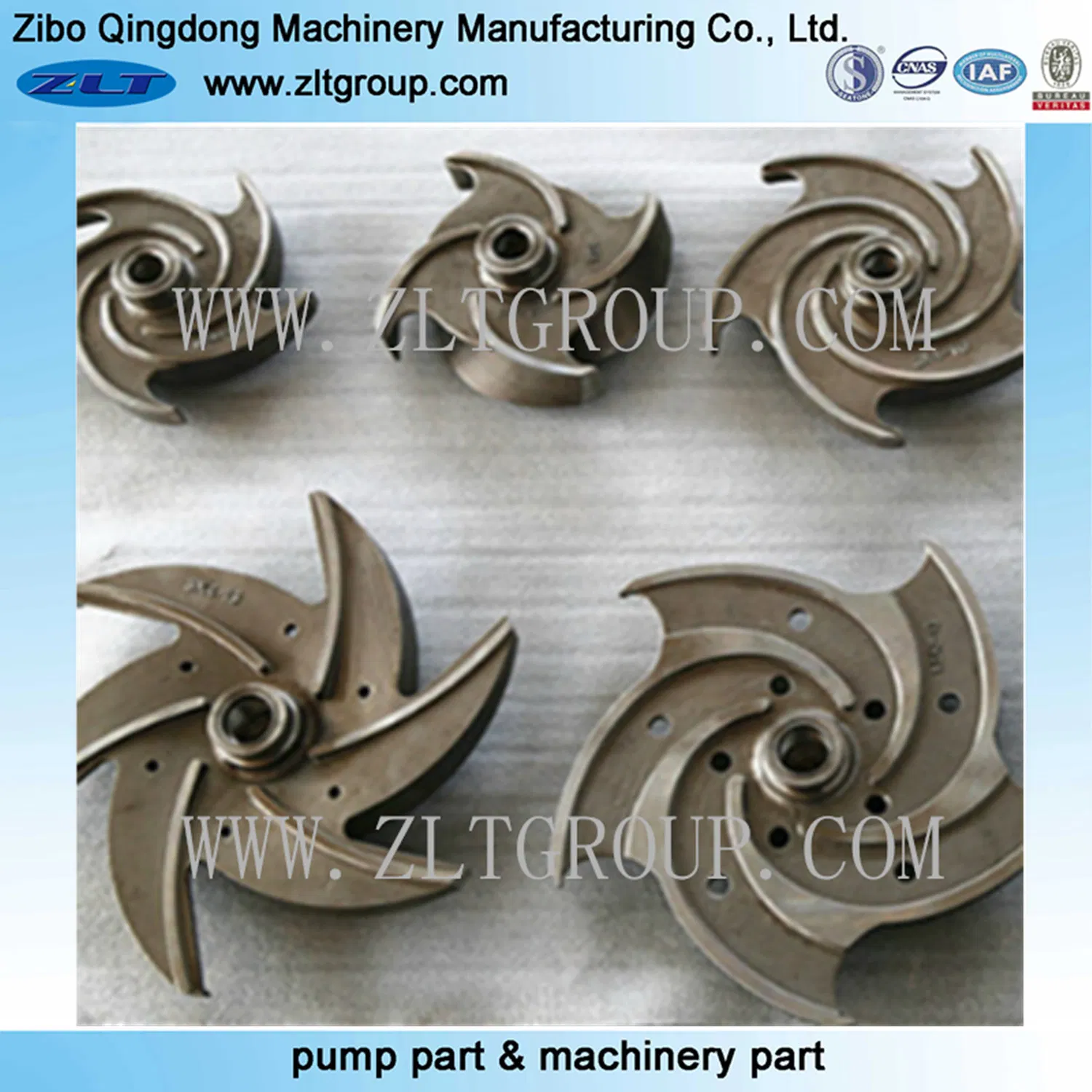 Pump Impeller By Lost Wax/Precision/Investment Casting Replacing ANSI Chemical Process Goulds 3196