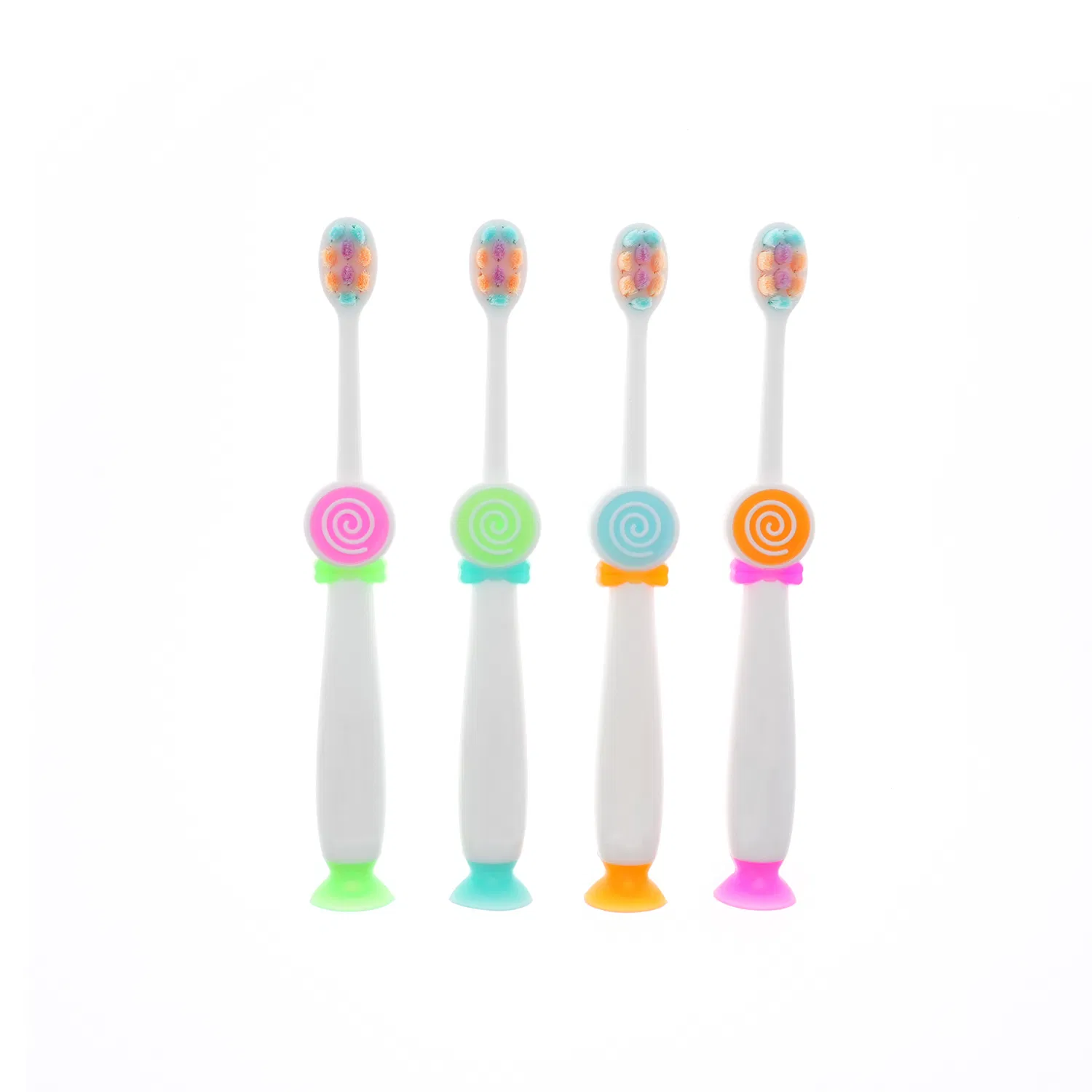 Custom Logo Kids Cartoon Anti-Slip Handle Children Soft Bristle Toothbrush