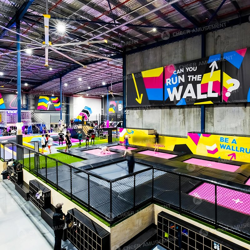 Custom Trampoline Park Turnkey Adventure Park Solution for Indoor Play Centers