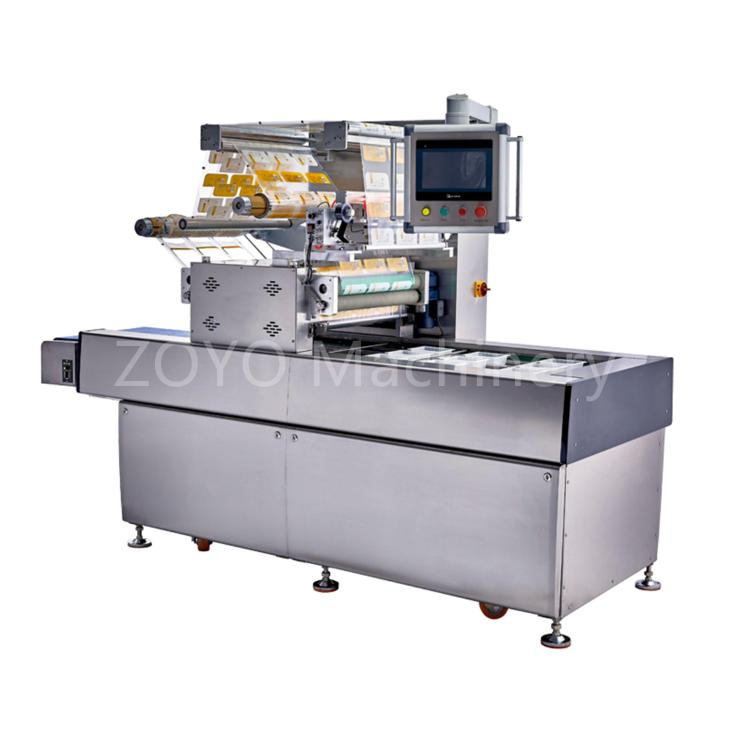 Continuous Food Map Modified Atmosphere Packing Packaging Machine