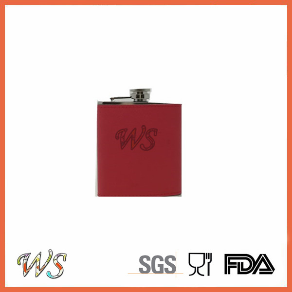 Wsjjyy149 Liquor Hip Flask/Hydro Stainless Steel Water Bottle/Hip Flask Leather Wrap