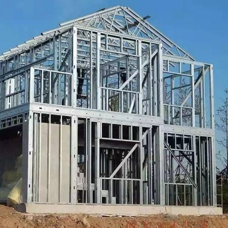 Prefabricated Steel Structure Home Custom Assembled Family House Modular Prefab Steel Villa Residential Building China Manufacturer