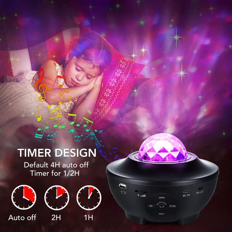 New Galaxy Projector LED Night Light Starry Sky Night Star Projector Light for Children Christmas Decoration LED Light