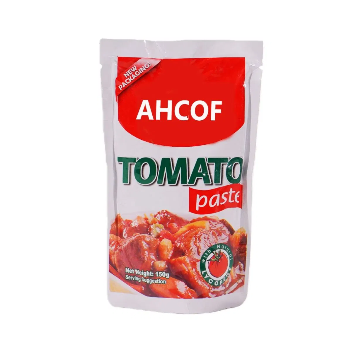 Small 150g Bag Packaging Flavored Concentrated Tomato Sauce Sachet