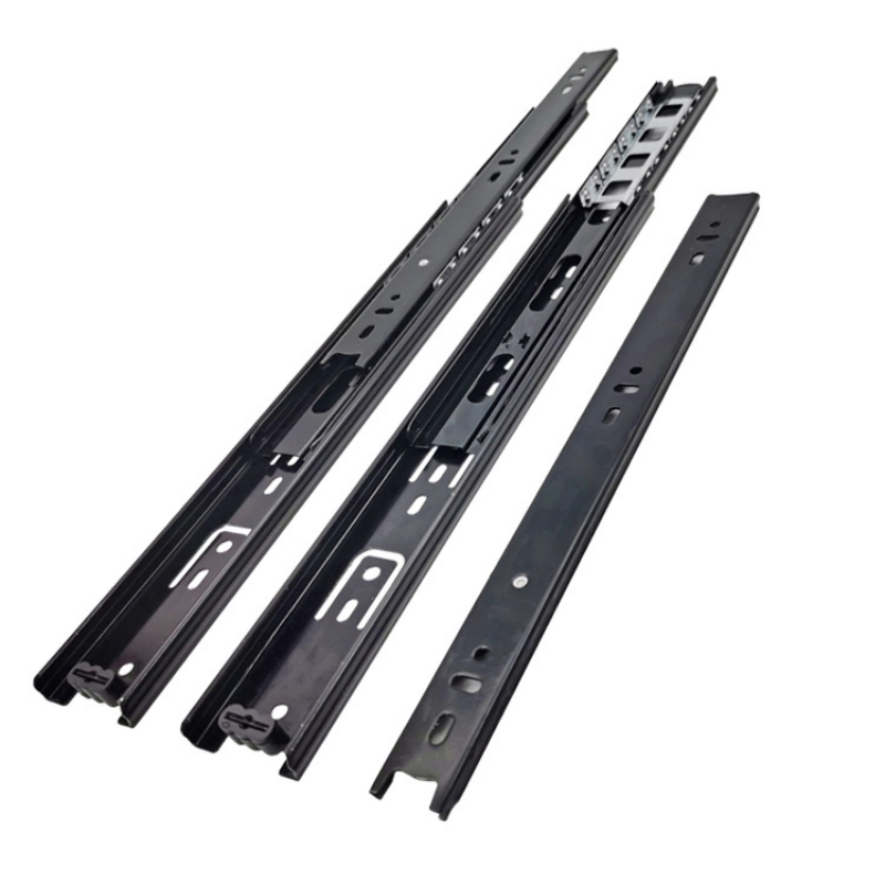 Full Extension Premium Quality Cold-Rolled Zinc-Plated Undermount Drawer Slide for Cabinets