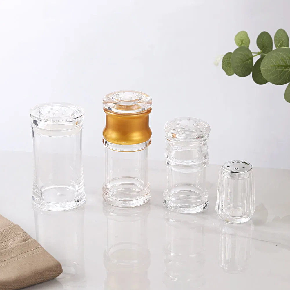 Plastic Spice Bottles - Transparent PS Salt Pepper Chili Containers