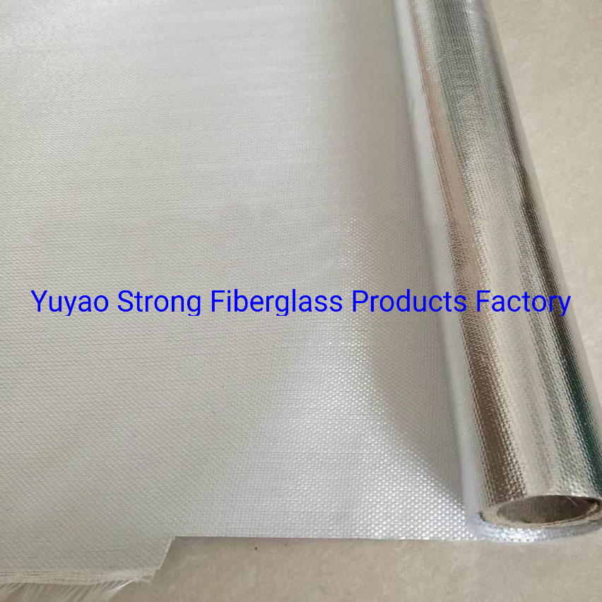 Fiberglass Fabric Coated with Aluminium Foil, Fiberglass Tape Laminated with Aluminum Foil