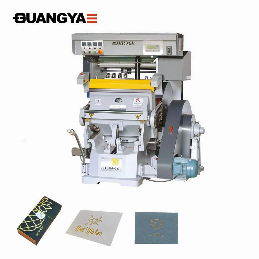 CE Certificated Paper Manually Hot Foil Stamping and Die Cutting Machine (TYMC-750)