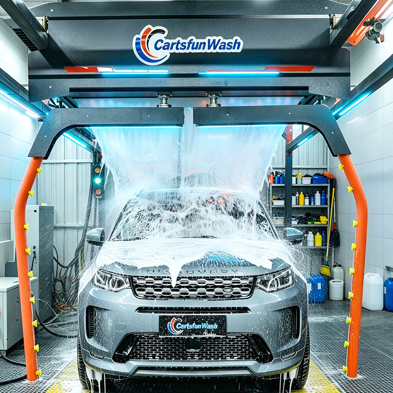 360 Touchless Automatic Car Wash Machine Best Selling Commercial No Contact Smart Sensor Quick Drying for Light Duty Cars