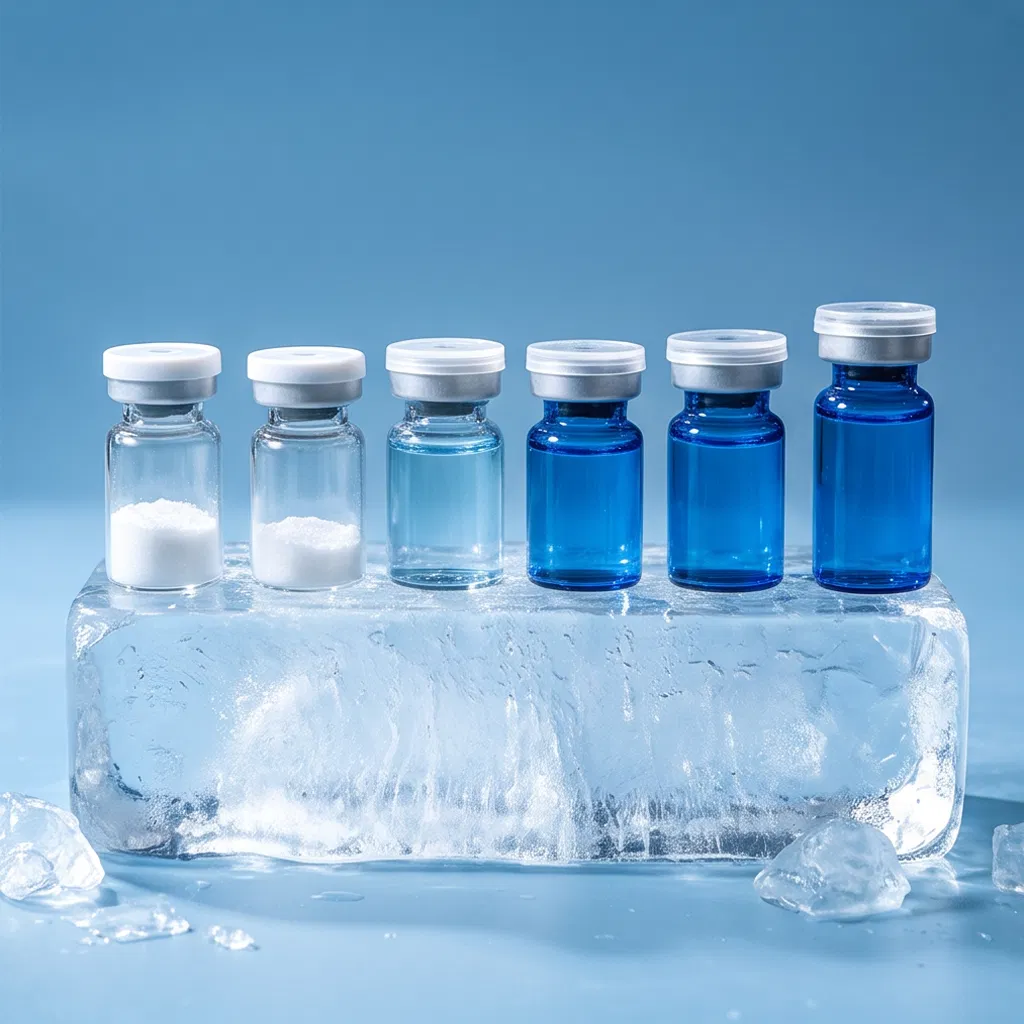 3ml 5ml Crimp-Neck Glass Vials Suitable for Cosmetic Liquid and Solid Filling