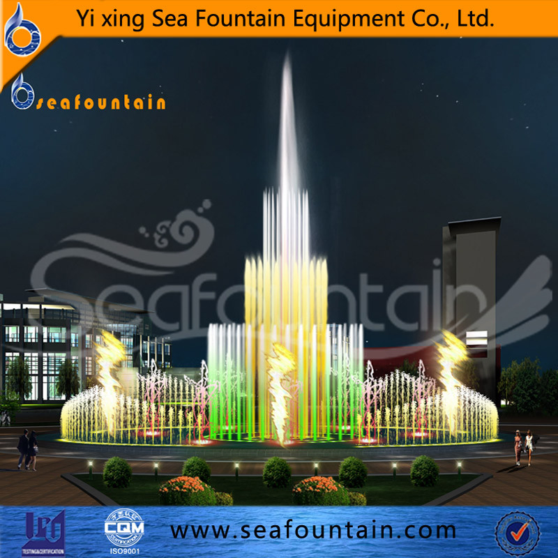 Music Changeable Outdoor Pool Fountain