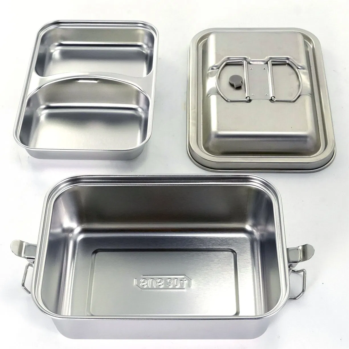 Stainless Steel Environmentally Friendly Multifunctional Outdoor Leak Proof Camping Food Container Lunch Box