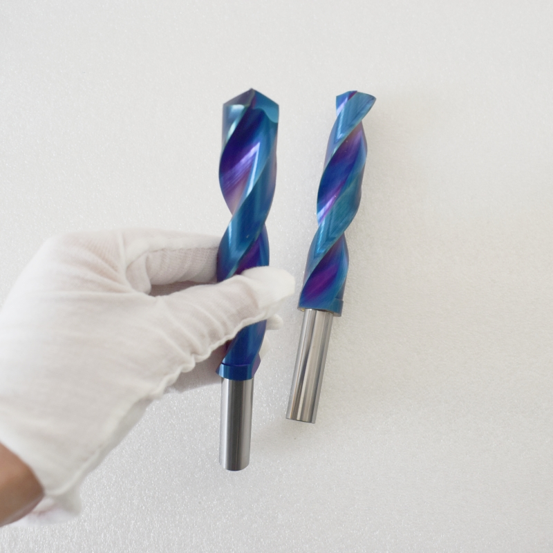 2 Flute Solid Carbide Ball Nose End Mills HRC65 for Hardened Steel