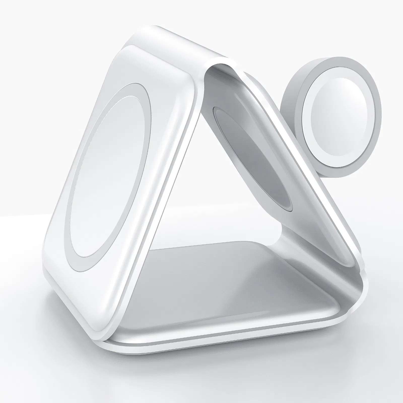 Three Fold Fast Charging Small Gift 3-in-1 Magnetic Suction Wireless Charger