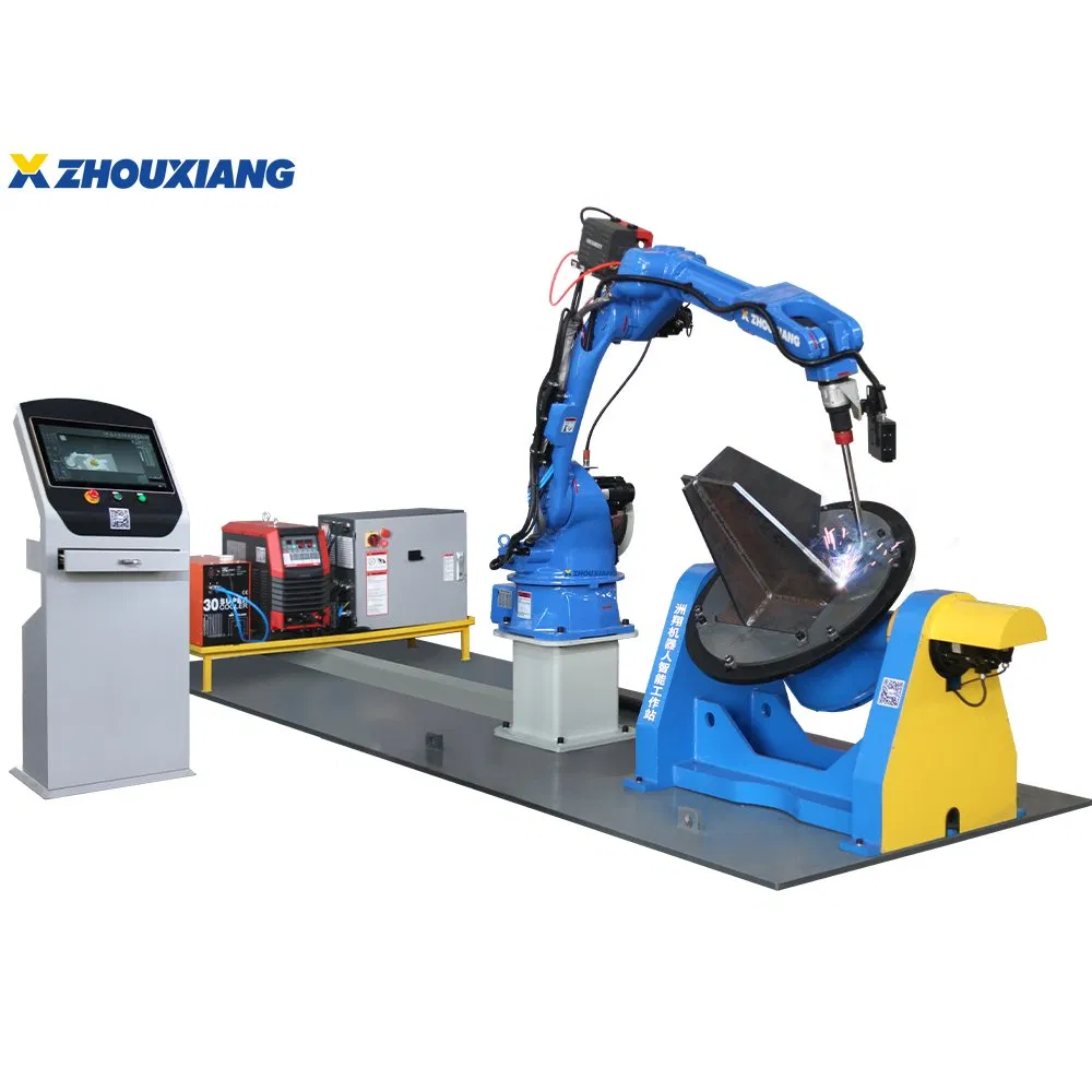 Steel Structure Robotic TIG Welding Industrial Welding Robot with Positioner