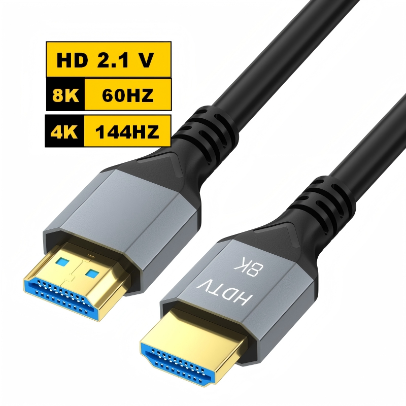 HDMI Cable 8K HDTV Cable 2.1V with 1m 1.5m 2m 3m 5m 8m 10m Video Cable