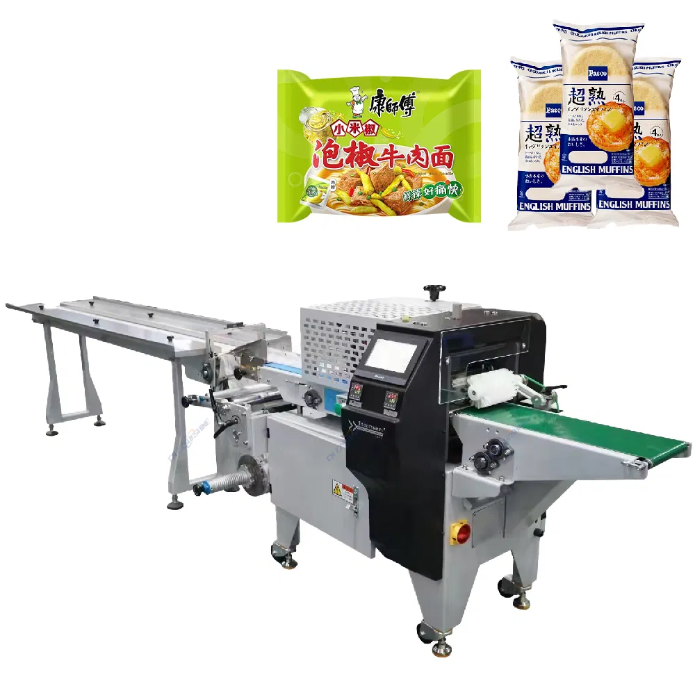Automatic Pillow Packing Machine Food Industry Sealing Pack Horizontal Pillow Package Machine
