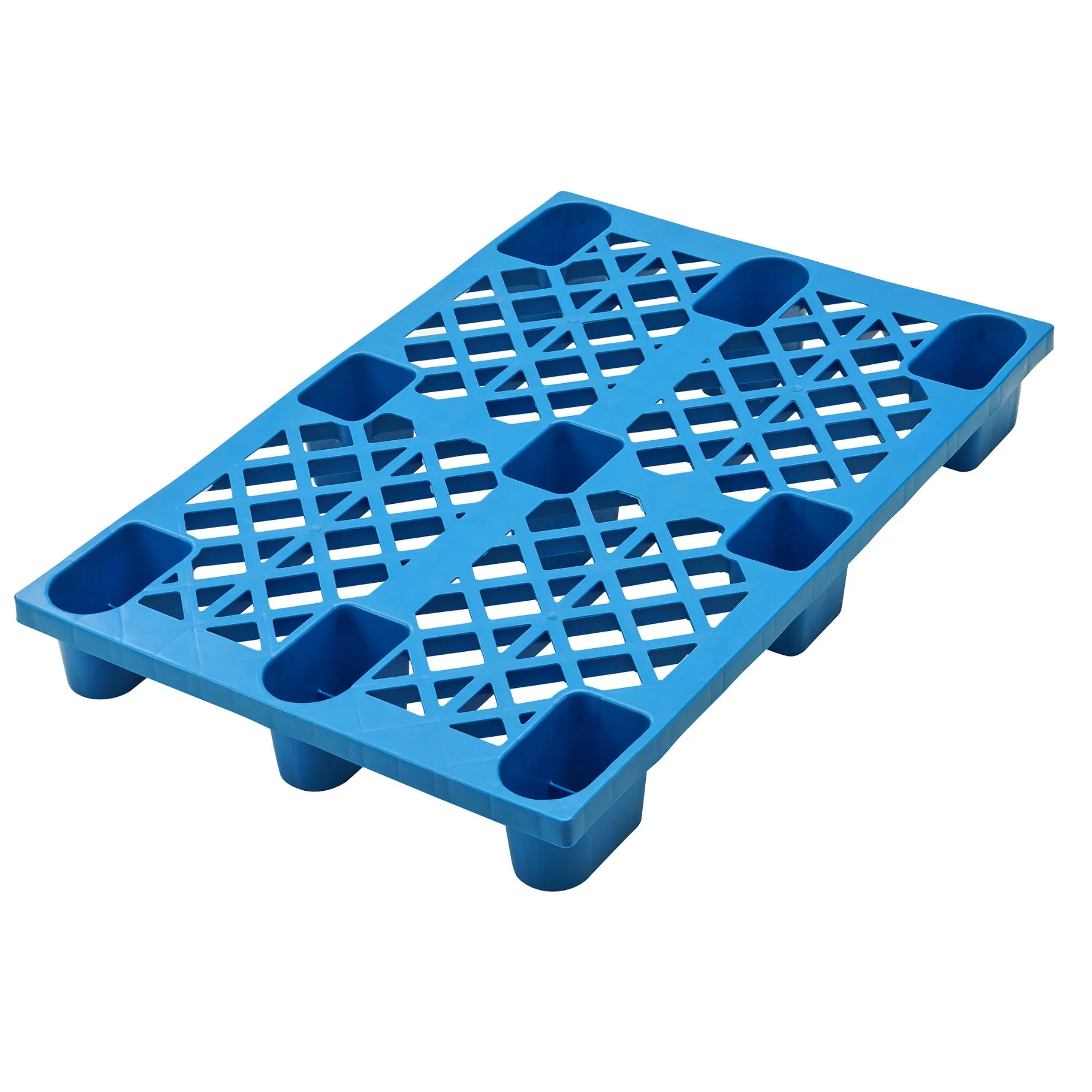 Cheap Price Export Blue Standard HDPE 9 Legs Euro Plastic Pallets for Trasporation