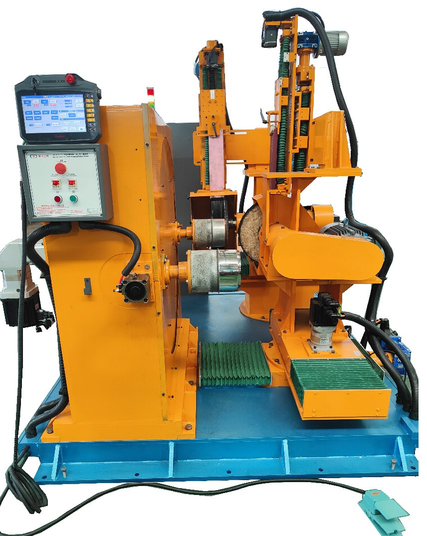 Automatic Outer Sole (double workpiece) Polishing Machine, Automatic, Abrasive, Grinding Machinery/Rotating Double-Station Workbench Design