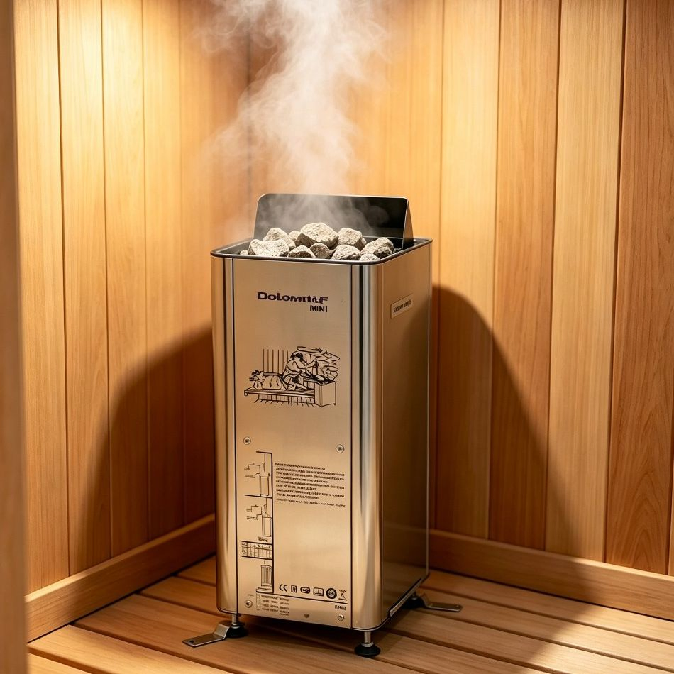 Stainless Steel Complex Sauna Heater with External Controller for Home Use