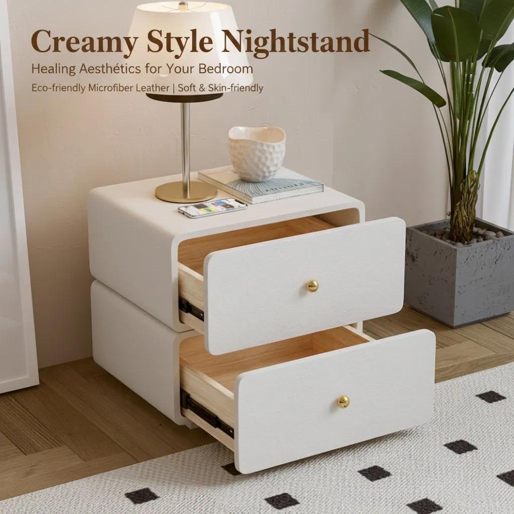 Everyday Use Wood Nightstand, Home Bedside Storage Table Furniture Nightstand Bedside Table