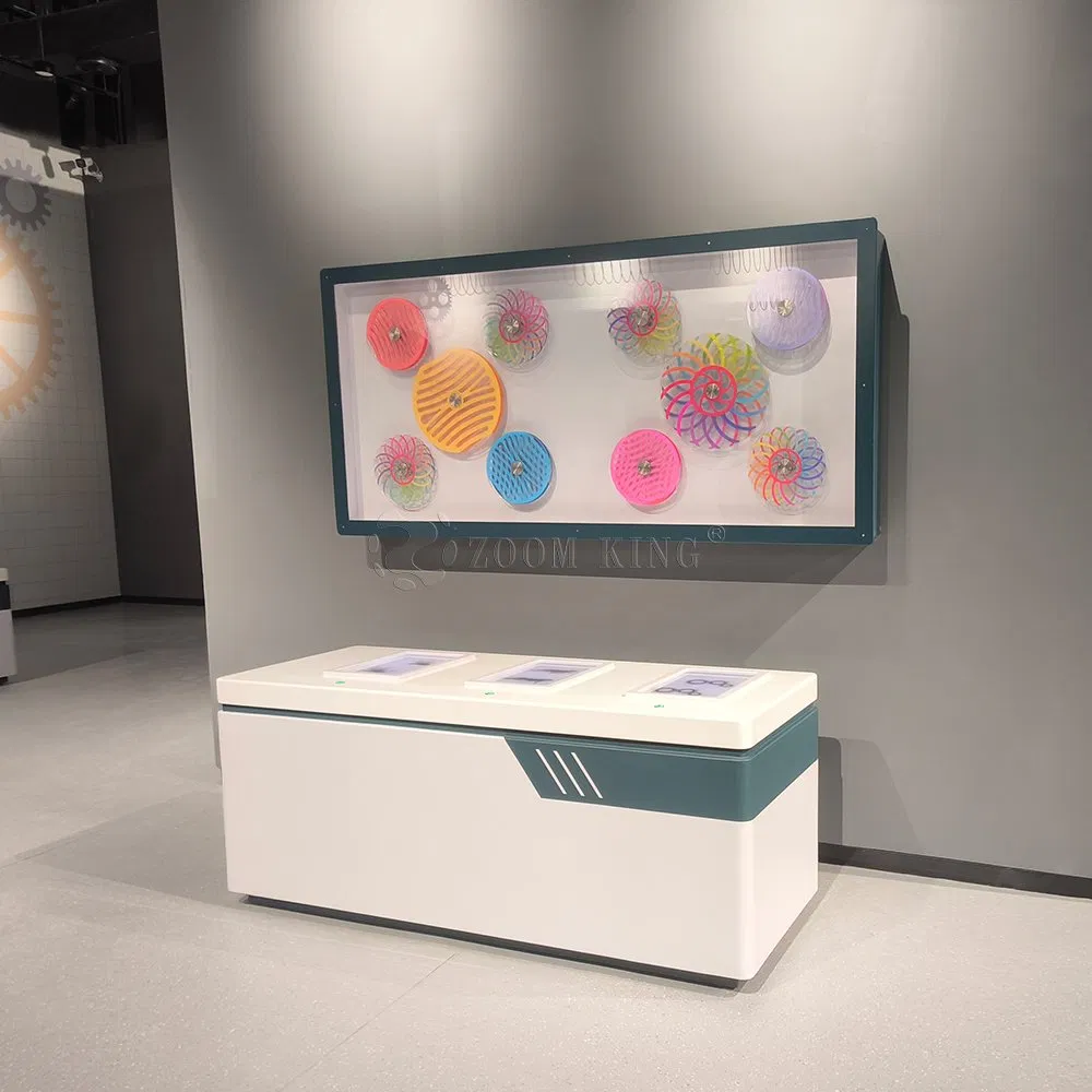 Moire Pattern Interactive Exhibit Educational Optical Illusion Display Science Center for Kids Optical Illusion Science Project Ideas