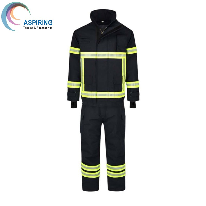 Tear-Resistant Outdoor Winter Heavy Work Clothes Coat with Reflective Windproof Hooded Workwear Jackets for Men