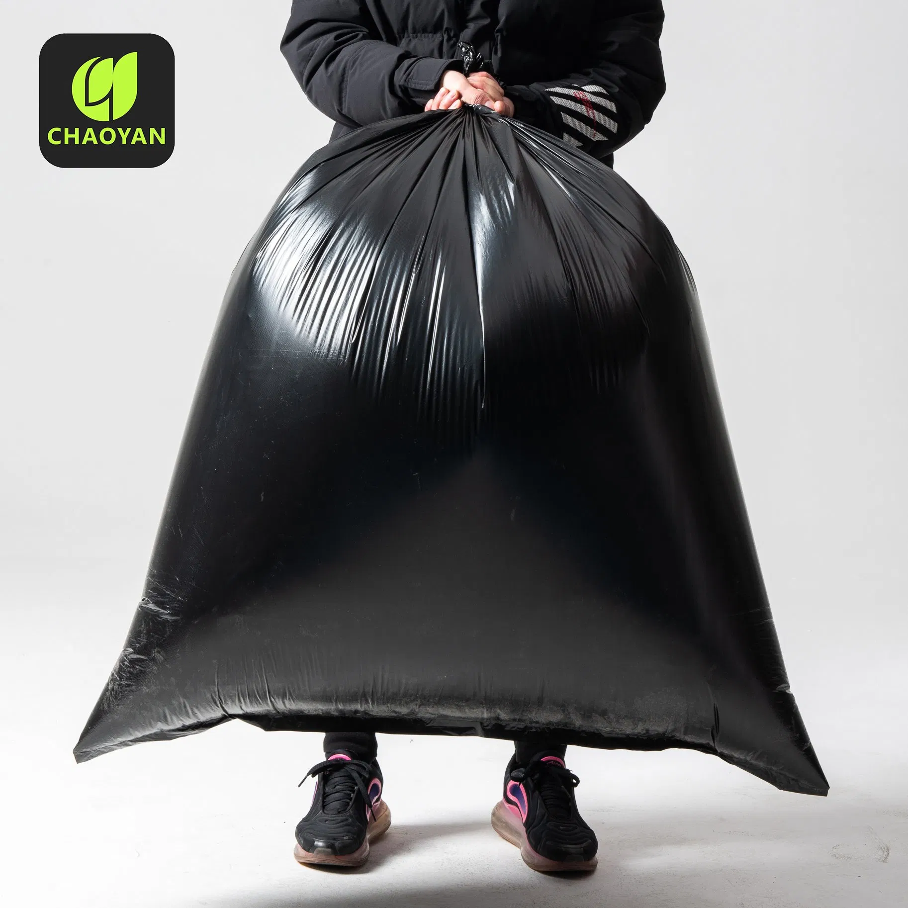 Extra Large 13 Gallon Biodegradable Multi Color Customized Logo Trash Garbage Bags for Kitchen, Office & Camping