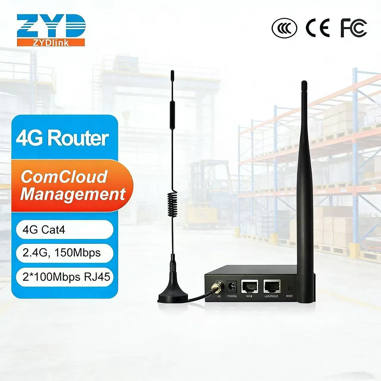 DIN-Rail 4G WiFi Router Works Well in Harsh Environments for Industrial Site Networking