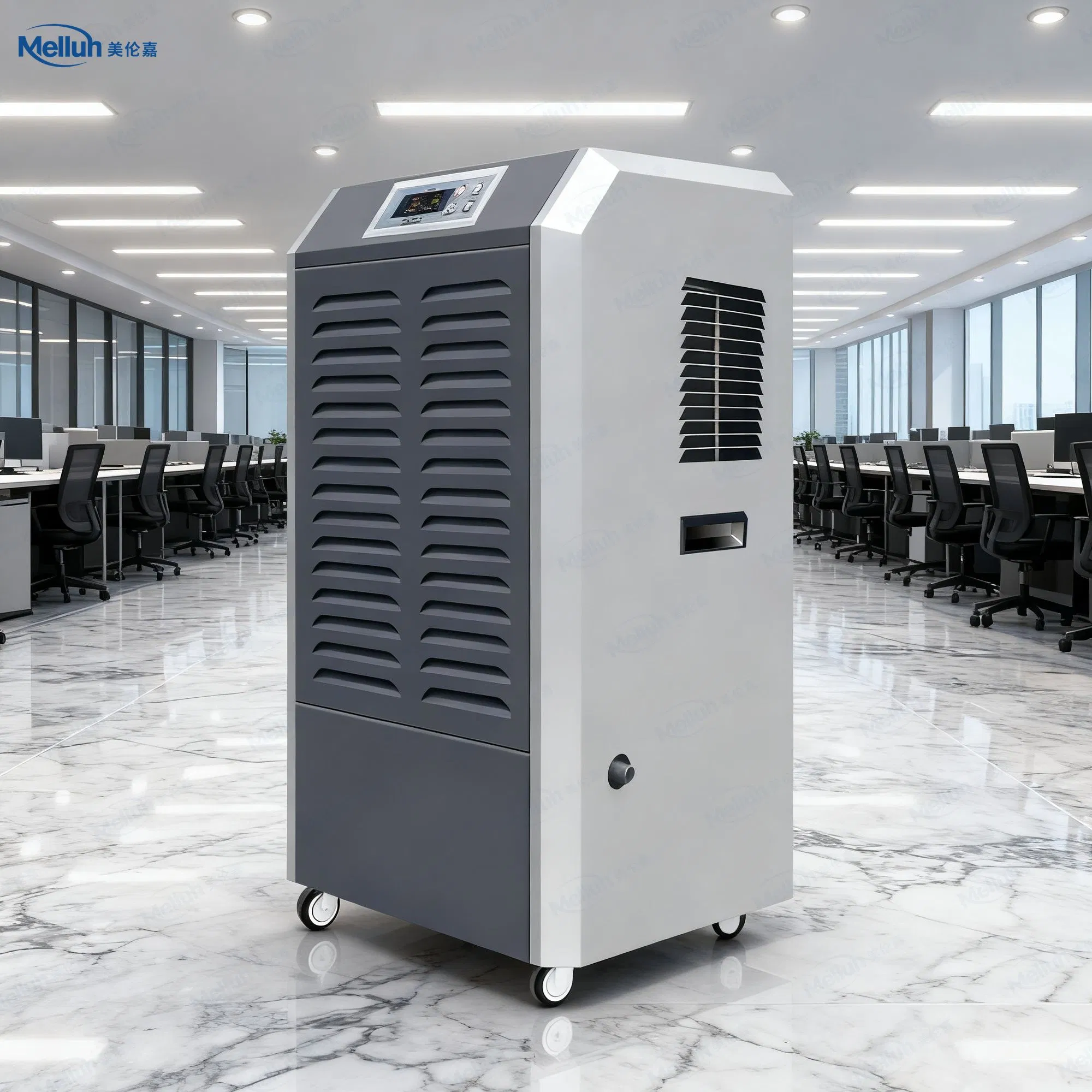 Commercial Dehumidifier 150L/D Inexpensive Time-Saving & Silent with CE for Office Building
