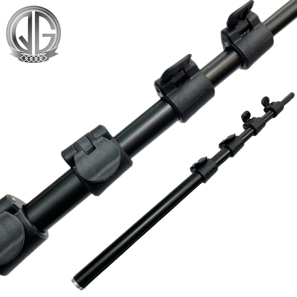 Custom 100% Carbon Fiber/Aluminum Telescopic Pole for Photography