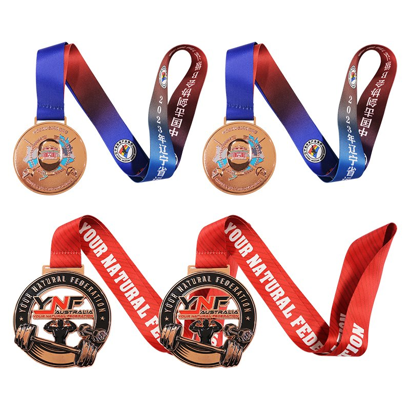 Wholesale Gold Silver Bronze Award Medals Winner Medals for Sporting Events Competitions School Games Party Spelling Bees