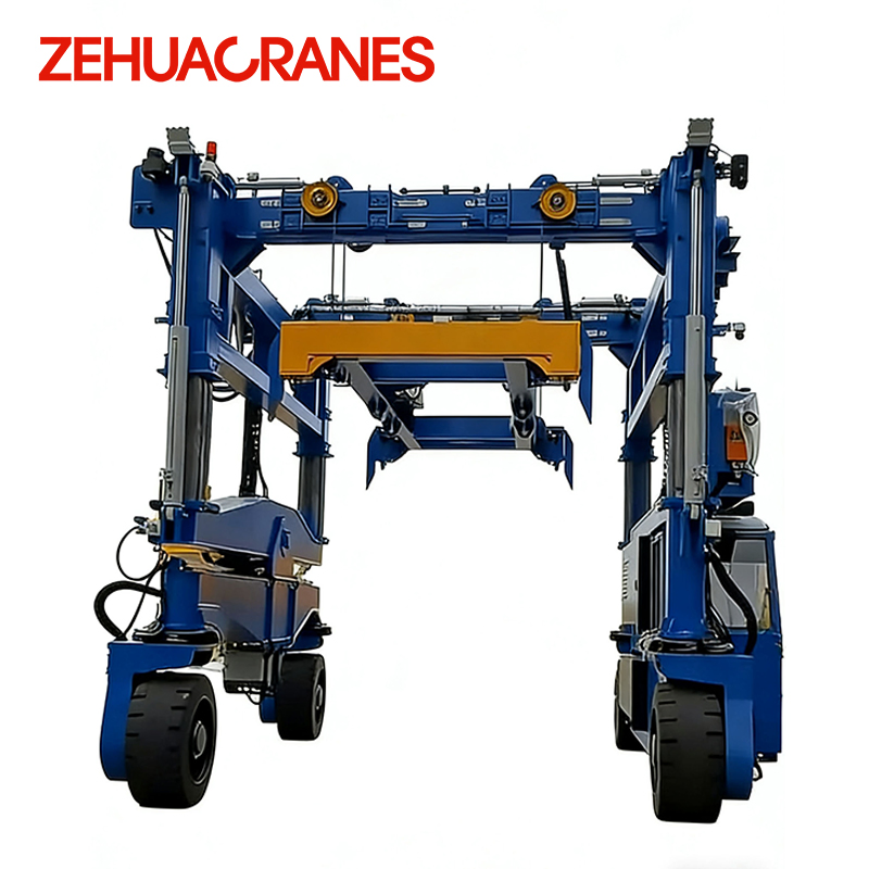 All-Wheel Steering Container Straddle Carrier Multi-Mode Mobility 20FT 40FT Container Handling Straddle Carrier Price