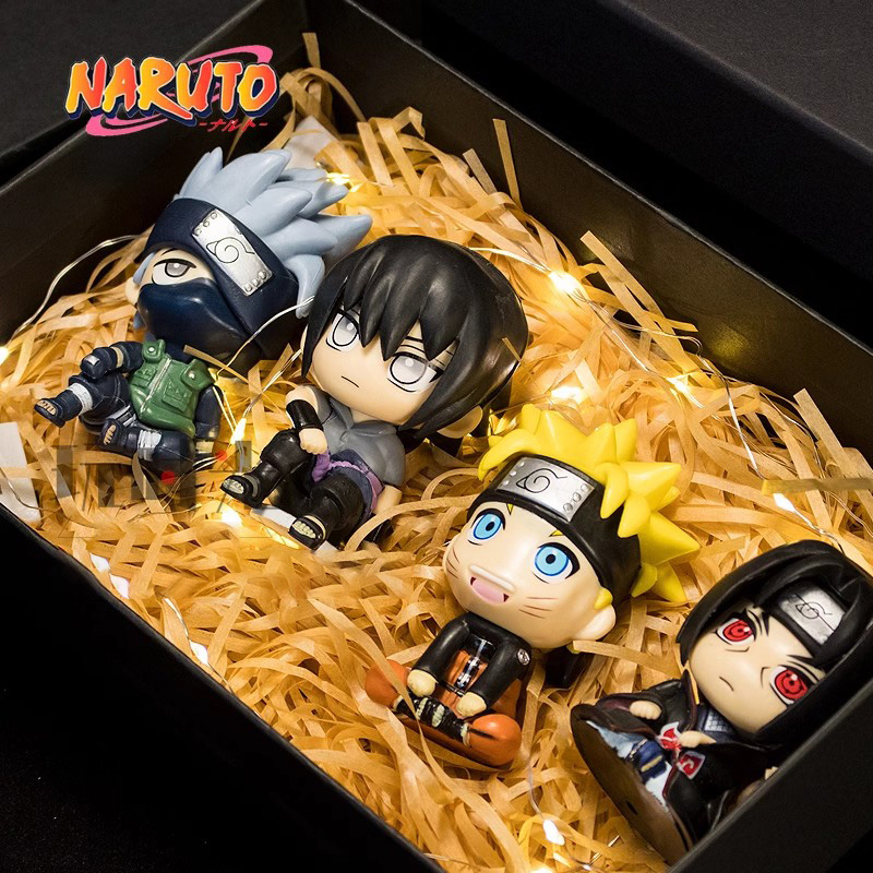 Gift Boutiques CE Wholesale No Inventory OEM ODM Certified Custom Kids Blind Box Thick Solid Ninja Character Anime Action Figure Naruto Plastic Toys