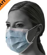Disposable Face Mask Dust FFP1 2 Masks Face Mask 3 Ply LVL2 P2 Respirator Protective Nonwoven Fabric Single Use Earloop