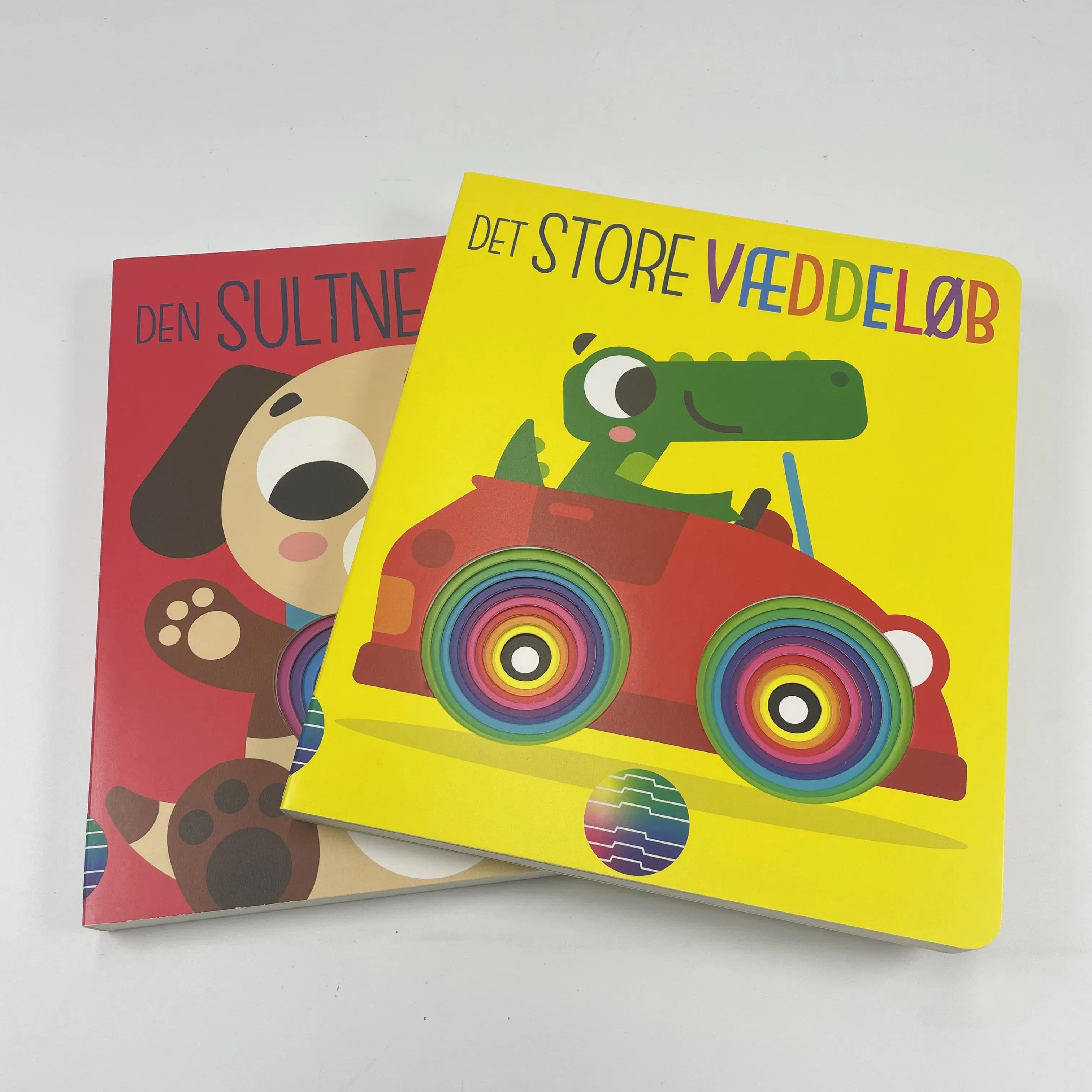 Full Color Environmental Ink Printing Custom Board Flap Books for Kids