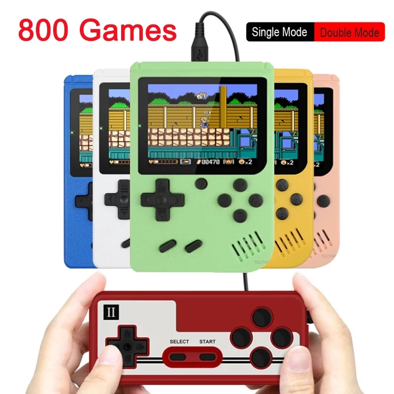 800 Games Retro Video Game Console Portable Pocket Mini Handheld Game Player Machine Gifts for Kids Nostalgic Player