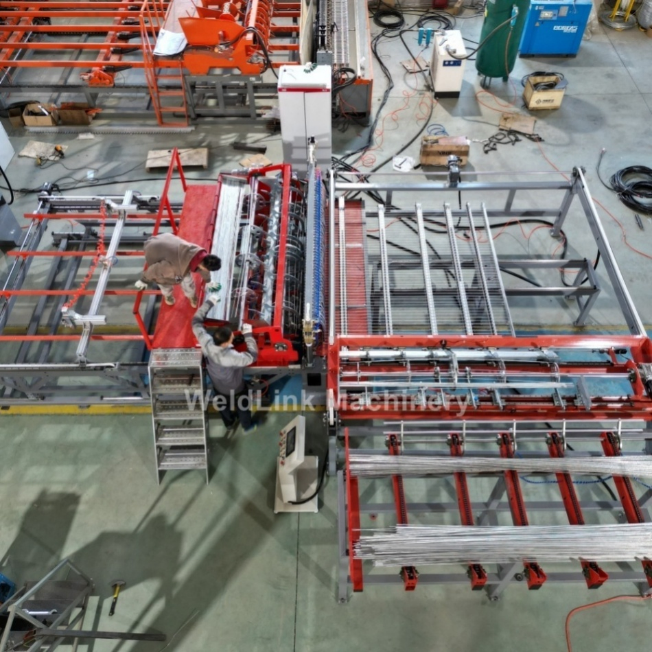 Automatic Bending Fence Welding Production Line for Panels in Stock