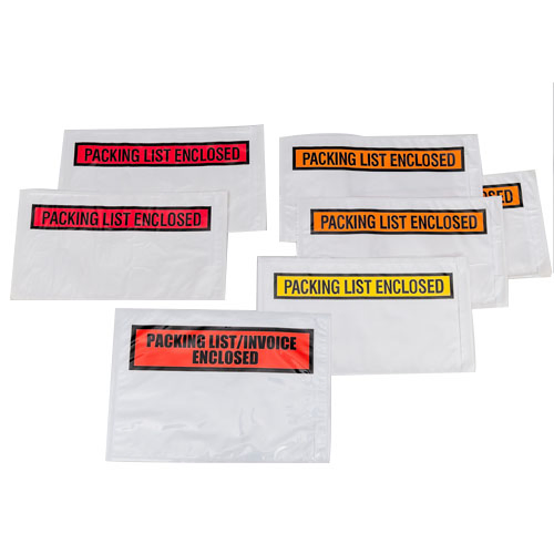 Waterproof Self-Adhesive Mail Bags with Invoice Enclosure Options
